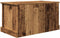 vidaXL - Opbergbox - 70x40x38 - cm - bewerkt - hout - oud - houtkleurig