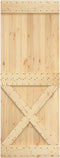 vidaXL - Deur - NARVIK - 85x210 - cm - massief - grenenhout