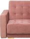 Fauteuil ABERDEEN Fluweel Roze