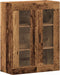 vidaXL - Wandkast - 69,5x34x90 - cm - oud - houtkleurig