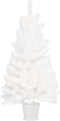 vidaXL - Kunstkerstboom - met - levensechte - naalden - 65 - cm - wit