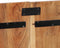 vidaXL - Hoofdbord - 140 - cm - massief - acaciahout