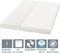 Juskys Koudschuimmatras - 120 x 200 cm - Ergonomische lichaamsaanpassing - Wit