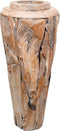 vidaXL - Decoratievaas - 40x100 - cm - massief - teakhout