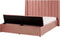 NOYERS - Tweepersoonsbed - Roze - 160 x 200 cm - Fluweel