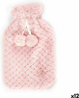 Warmwaterkruik Roze Plastic 1,8 L (12 Stuks)