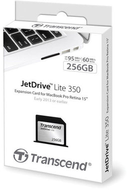 Transcend JetDrive Lite 350 - Geheugenkaart 256GB - Leessnelheid 95MB/s - Schrijfsnelheid 60MB/s