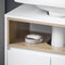 SoBuy BZR148-W - Wastafelmeubel - Onderkast met 2 Deuren - Wit