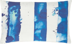 Kussenhoes Painted Blue Stripes - 30X50CM - Set van 4 (set van 4)