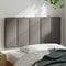 vidaXL - Hoofdbordkussen - 100 - cm - stof - taupe