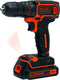 BLACK+DECKER BDC718AS2F - 18V Accu Schroef-Klopboormachine - 2 Accu's en 80-delige Toolbox (2 stuks)