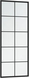 vidaXL - Wandspiegels - 2 - st - 100x40 - cm - metaal - zwart