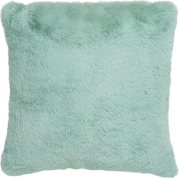 J-Line Cutie Sierkussen – polyester – 45x45 cm – azuur