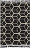Brink en Campman - Arabiska Geometrisk 63305 Vloerkleed - 200x300 - Rechthoek - Laagpolig Tapijt - Modern - Zwart_wit
