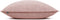 Zohome Kussensloop Lino - Kussenhoes van 80x80 cm - 1 stuk - 100% Katoen - Roze