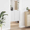 vidaXL - Draaideuren - louvredesign - 1-paar - 80x80 - cm - wit