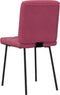 vidaXL - Eetkamerstoelen - 2 - st - fluweel - wijnrood