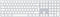 Apple Magic Keyboard - FullSize - Touch ID en numeriek toetsenblok - Qwertz wit
