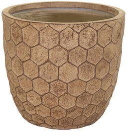 Yara Egg Pot Sand D32H31 cm bloempot