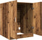vidaXL - Wasmachinekast - 70,5x71,5x91,5 - cm - oud - houtkleurig