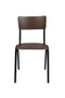 Zuiver Back To School Eetkamerstoel - Matte - Bruin - Set van 4