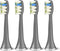 Bintoi® iSonic ProClean - Opzetborstels Elektrische Tandenborstel - 4 Stuks - Grijs (4 stuks)