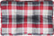 vidaXL - Palletkussen - 60x40x12 - cm - stof - ruitpatroon - rood