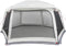 vidaXL - Zwembadtent - met - uitneembare - buiten- - gaaswanden - 618x532 - cm - grijs