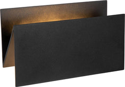 Lucide SWINDON - Wandlamp LED 1x16W 2700K IP54 - Zwart (1 stuk)