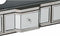 Tv-meubel DKD Home Decor Zilverkleurig 112 x 45 x 50 cm Spiegel Hout MDF