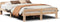 vidaXL - Bedframe - zonder - matras - massief - grenenhout - 140x200 - cm
