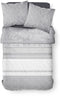 Dekbedovertrek set TODAY Grijs 240 x 220 cm 3 Onderdelen