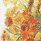 Thea Gouverneur - Borduurpakket met telpatroon - 3064 - Voorgesorteerde DMC Garens - Bloemenmand - Linnen - 35 cm x 39 cm - DIY Kit