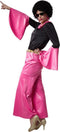 dressforfun Disco Sterretje XXL - verkleedkostuum - jaren 70 stijl - zwart / roze