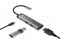 Natec Fowler Slim - Hub USB - 2x USB 3.2 Gen1 5Gb/s - 1x USB-C 3.2 Gen1 5Gb/s - HDMI 1.4 - 13mm hoog - 28mm breed