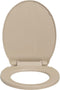 vidaXL - Toiletbril - soft-close - en - quick-release - ovaal - beige