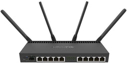 MikroTik RB4011iGS+5HacQ2HnD-IN - Router - 10x 1Gbps Ethernet - 2,033Gbps Wi-Fi max (totaal)