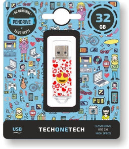 Tech1Tech TEC4502-32 - USB-stick - 32GB - Multi-color