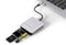 Conceptronic 3-in-1 Card Reader - Geheugenkaartlezer - USB 3.2 Gen 2 - Grijs