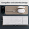 Draadloze Toetsenbord en Muis Set 2.4G QWERTZ Layout Wit