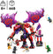 LEGO® NINJAGO® Bliksemtand Draak van Chaos - Bouwset met 6 minifiguren - Verstelbare draak (668 stuks)