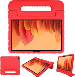 imoshion Tablet Hoes Kinderen Geschikt voor Samsung Galaxy Tab A7 - imoshion Kidsproof Backcover met handvat - Rood /Rood
