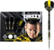Harrows CHIZZY - Steeltip dartpijl - 90% Tungsten 24 g - ZwartGeelZilver