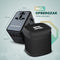 Remodius® Wereldstekker - Universele Reisadapter - 220+ landen - 2x USB-C & 2x USB-A - Type D plug slider - Snellader