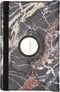 iMoshion Tablet Hoes Geschikt voor Samsung Galaxy Tab A7 - iMoshion 360° Draaibare Design Bookcase - Zwart /Black Marble