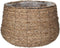 Maxifleur Avalon - Rieten mand - Rond - h32xd44cm - l.bruin