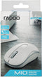 Rapoo M10 - Draadloze muis - 1000 DPI - Wit