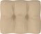 vidaXL - Palletkussen - 50x40x12 - cm - stof - beige