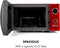 Klarstein Fine Dinesty - Magnetron met grillfunctie - 23L 800W magnetronvermogen 1000W grillvermogen - Rood