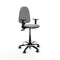 Piqueras y Crespo B1D01RF - Bureaustoel - Hoogteverstelbaar met armleuning - Lichtgrijs